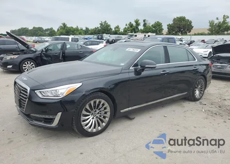 2017 Genesis G90 Ultimate z USA, uszkodzony, nr VIN KMHG54JH0HU027677